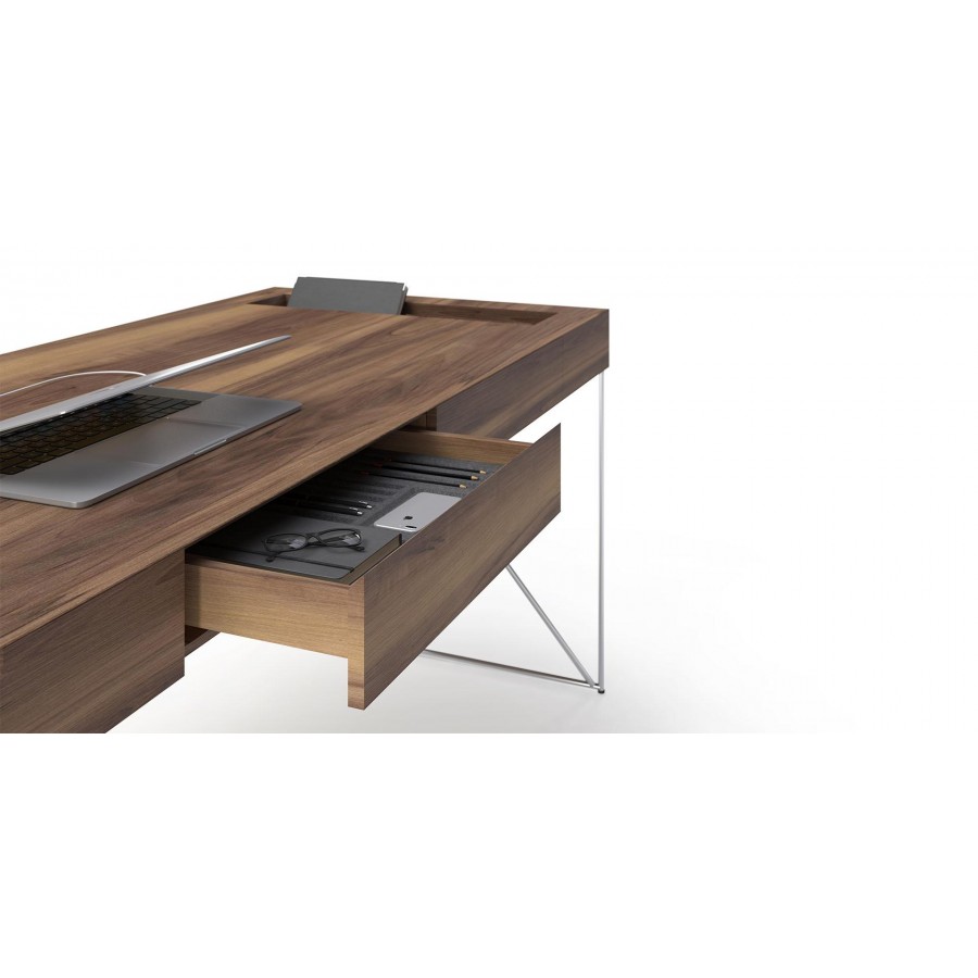 Air Executive Office Desk With Integrated Draw